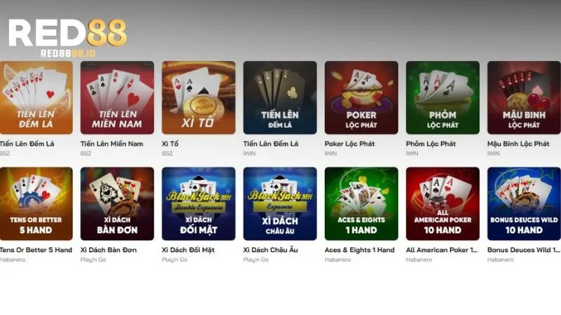 Điều cần lưu ý khi chơi game bài Red88