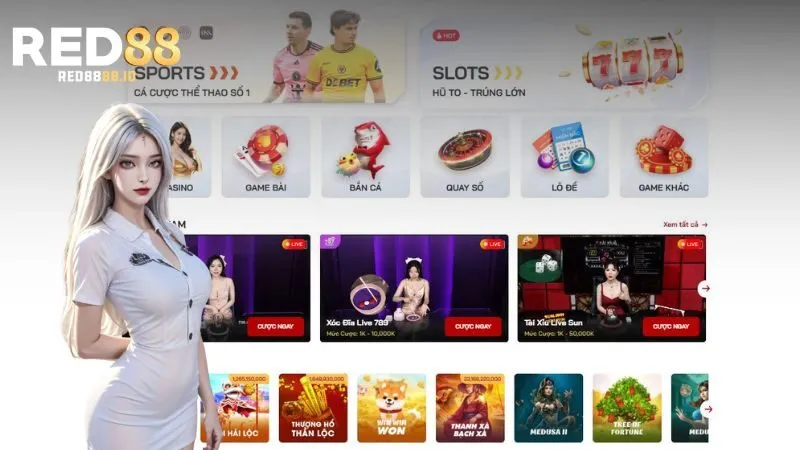 Top 5 sản phẩm cá cược hot nhất Red88