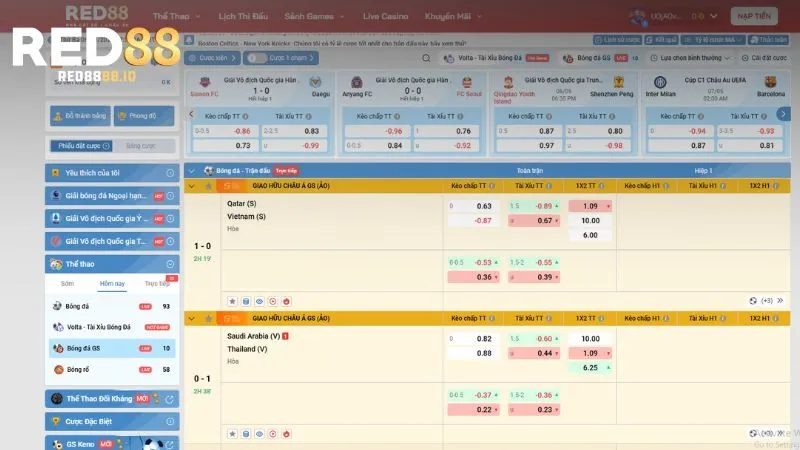 Top các trò chơi hot hit tại sảnh K Sports
